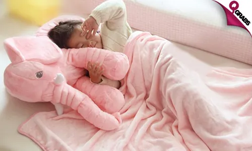Elephant Soft Toys with Fleece Blankets!